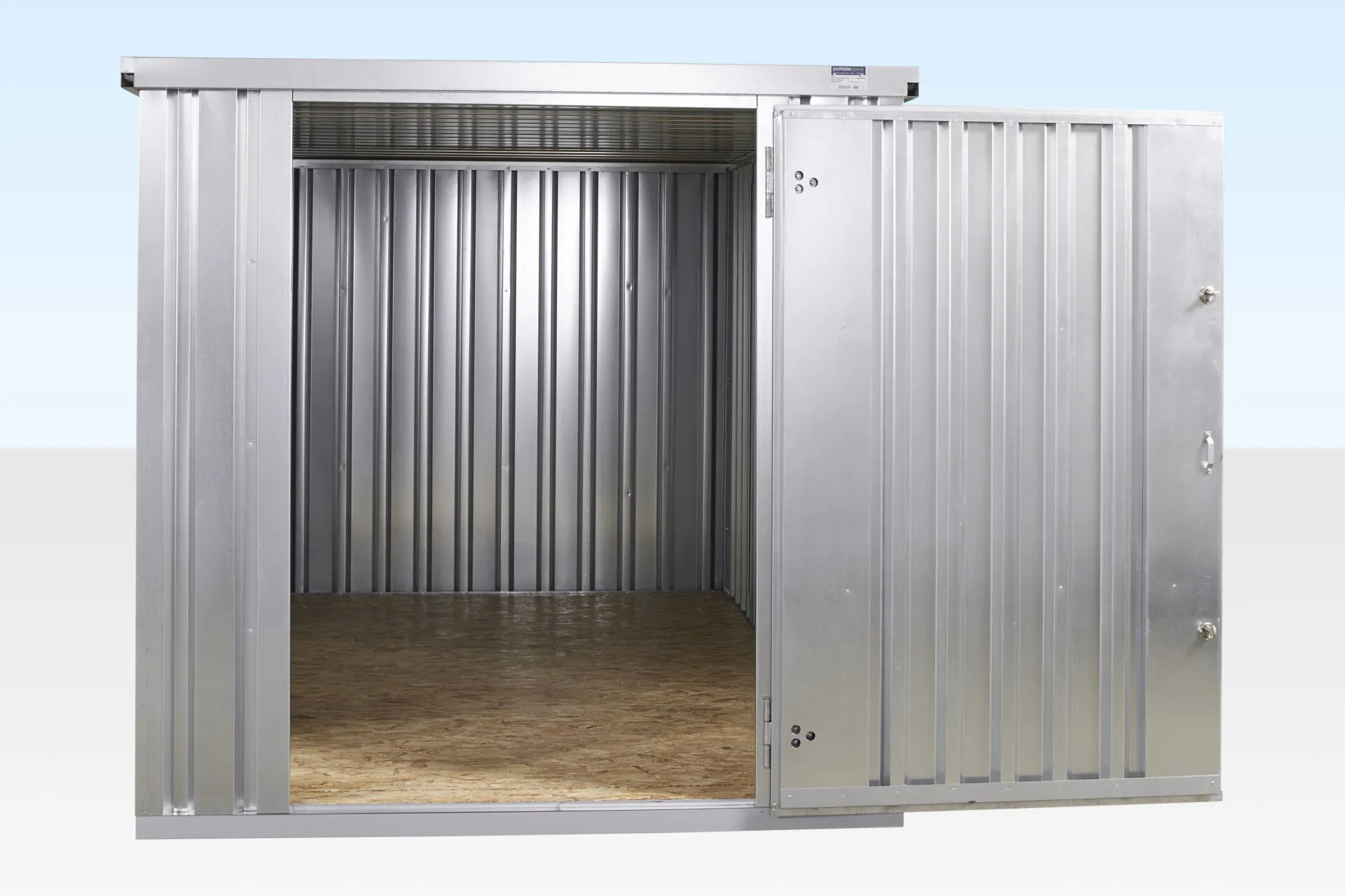 4m x 2.1m flat pack container store galvanised2.webp 4m x 2.1m flat pack container store galvanised2.webp