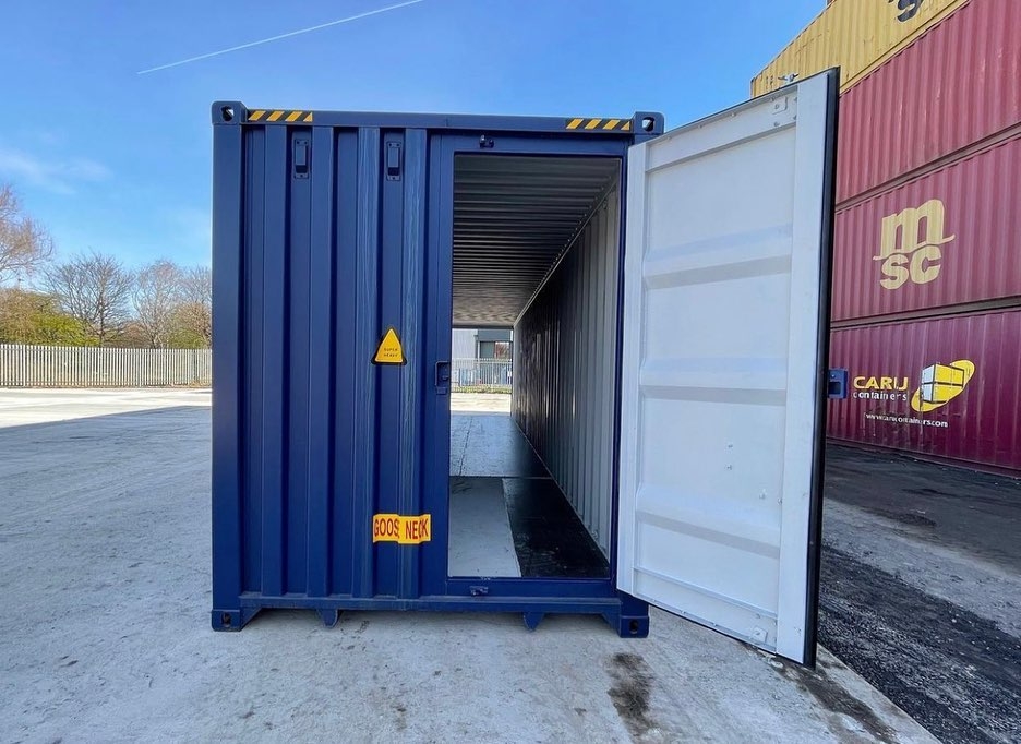 40 Fuß Durchladecontainer, gebraucht, Innenansicht 40 Fuß Durchladecontainer, gebraucht, Innenansicht, EMC Containerhandel GmbH, Duisburg