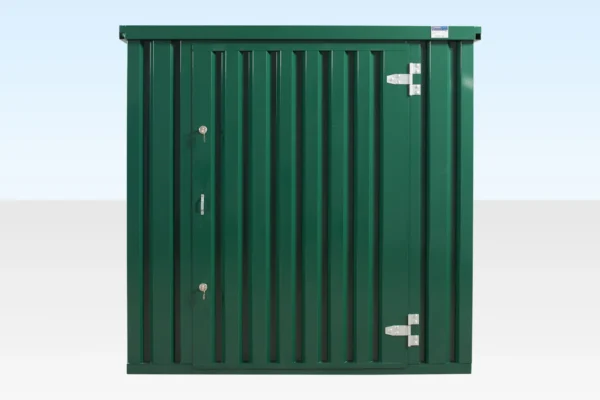 Flat-Pack-Lagercontainer 4 × 2,1 m, pulverbeschichtet, Innenansicht Flat-Pack-Lagercontainer 4 × 2,1 m, pulverbeschichtet, Innenansicht, EMC Containerhandel GmbH, Duisburg