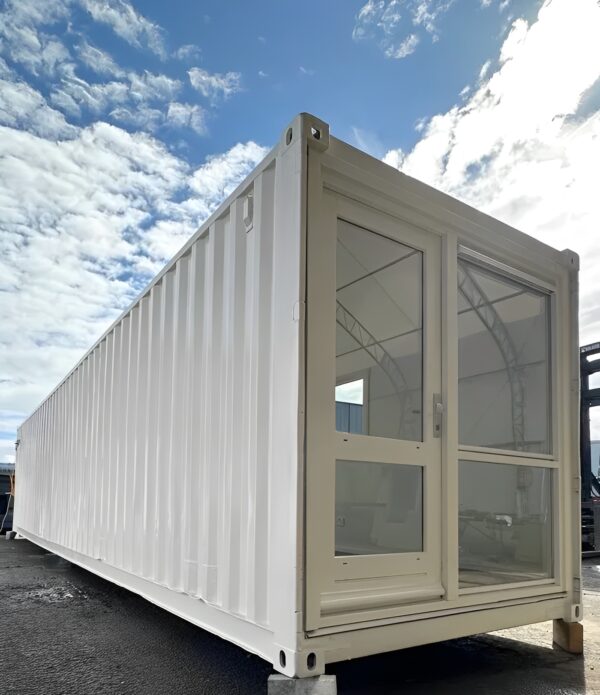 40 Fuß Bürocontainer, Großraumbüro, Detailansicht 40 Fuß Bürocontainer, Großraumbüro, Detailansicht, EMC Containerhandel GmbH, Duisburg