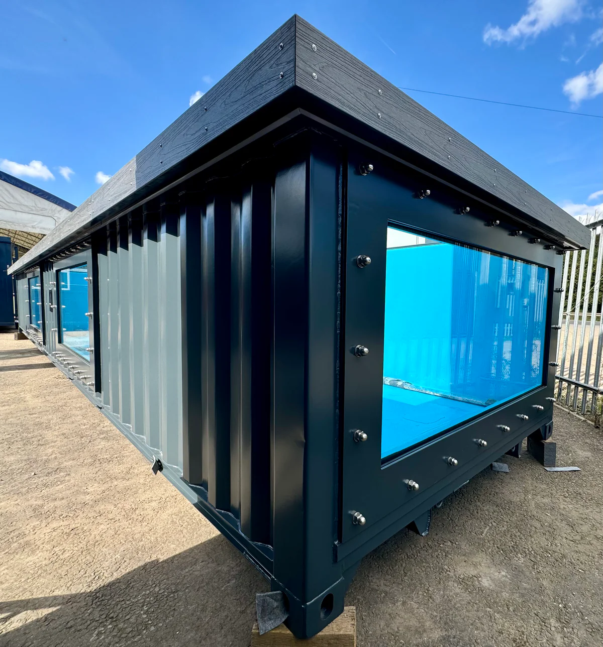 40 Fuß Pool-Container, versetzbar, Ansicht 10 40 Fuß Pool-Container, versetzbar, Ansicht 10, EMC Containerhandel GmbH, Duisburg