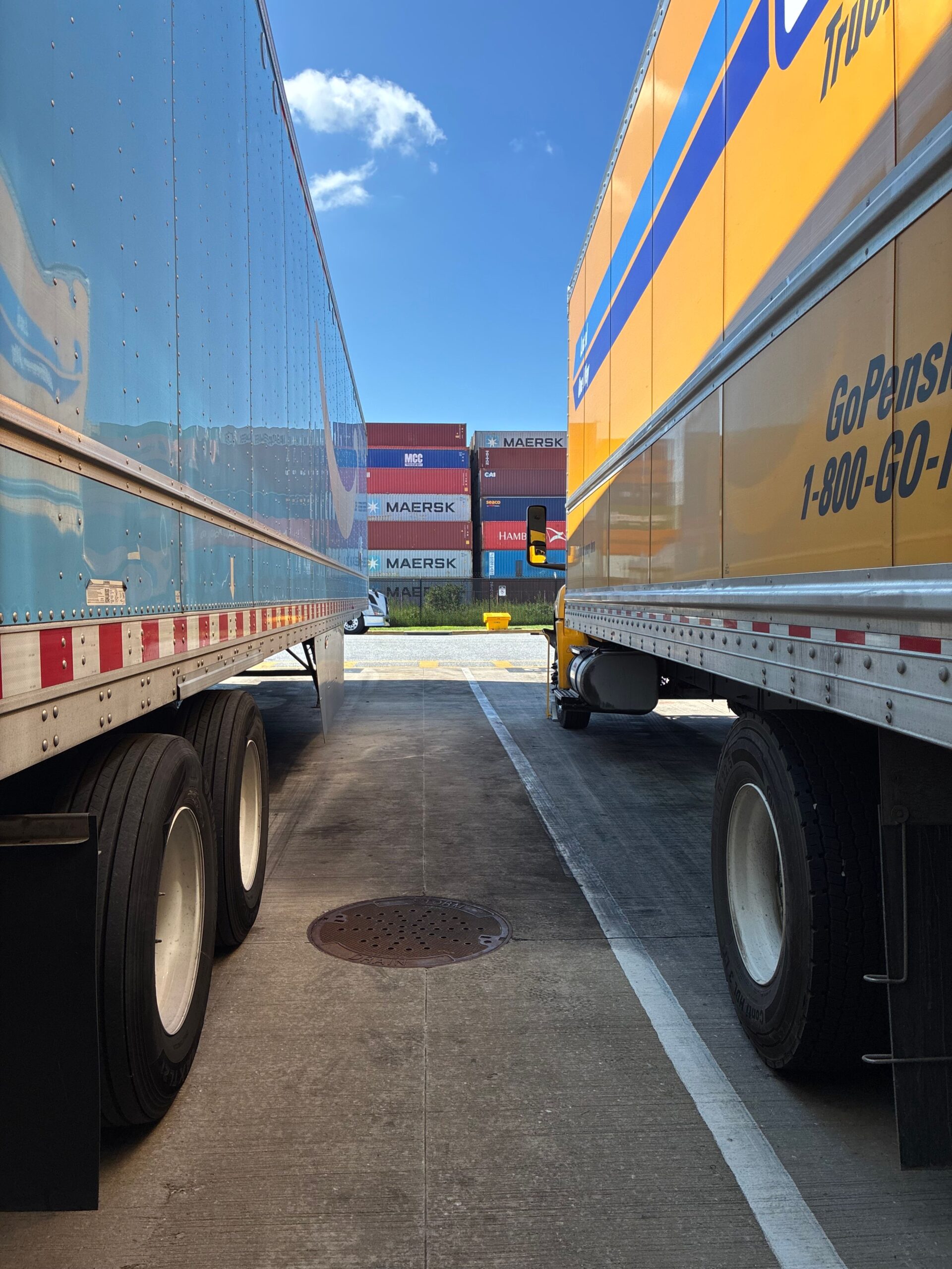 Containertransport per Spedition